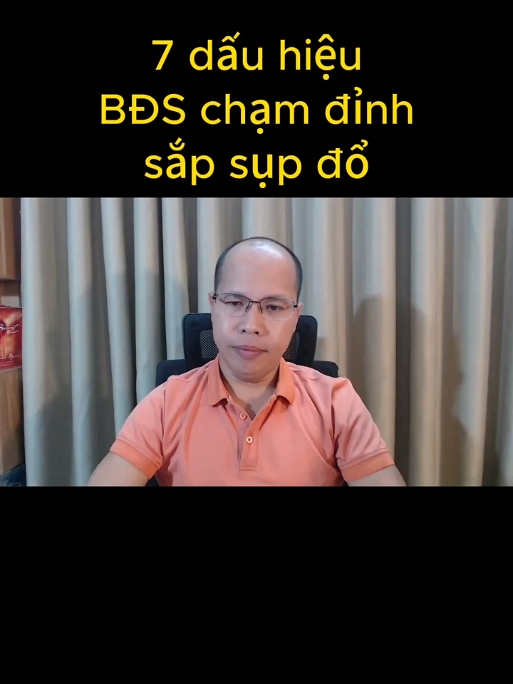 7 dấu hiệu BĐS chạm đỉnh, sắp sụp đổ