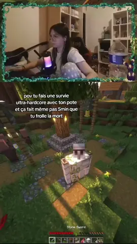 il l'aura bien cherché son karma. #Minecraft #Survie #Hardcore #Twitch #Stream 