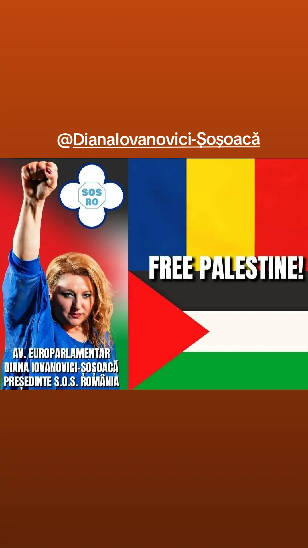 #freepalestine🇵🇸❤️🇷🇴 #romania🇷🇴 #DianaIovanovanoviciȘoșoacă #SOSRomania  • @Diana Iovanovici-Șoșoacă @Andreea Cîmpianu Official @Georgescu Andrei Official ✅ @Pascalini Nini Alexandru @Gabriela Mateiu 49 Oficial 