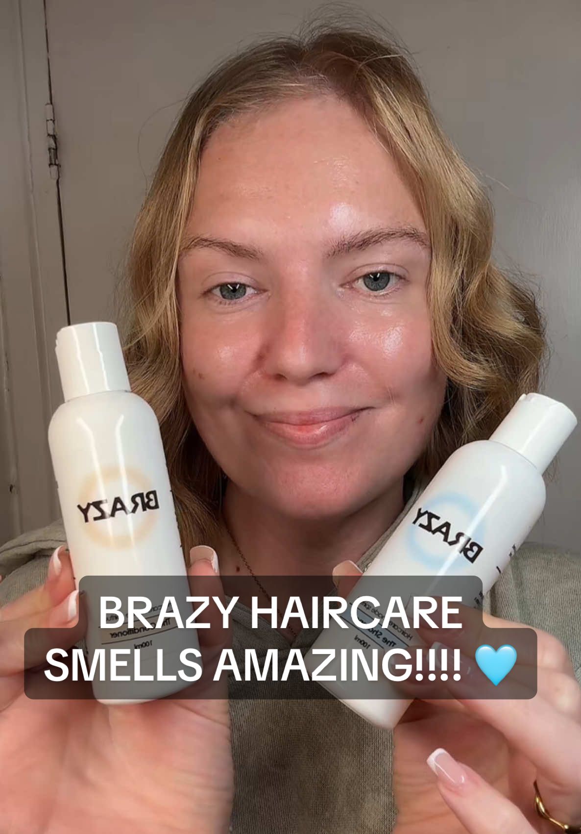Vanilla, Woody & Amber 👌😍 this is by far my favorite shampoo and conditioner I’ve tried in ages!!! Definitely give brazy a go! 🩵 #brazyhaircare #brazy #haircare #shampooandconditioner #tiktokmademebuyit 