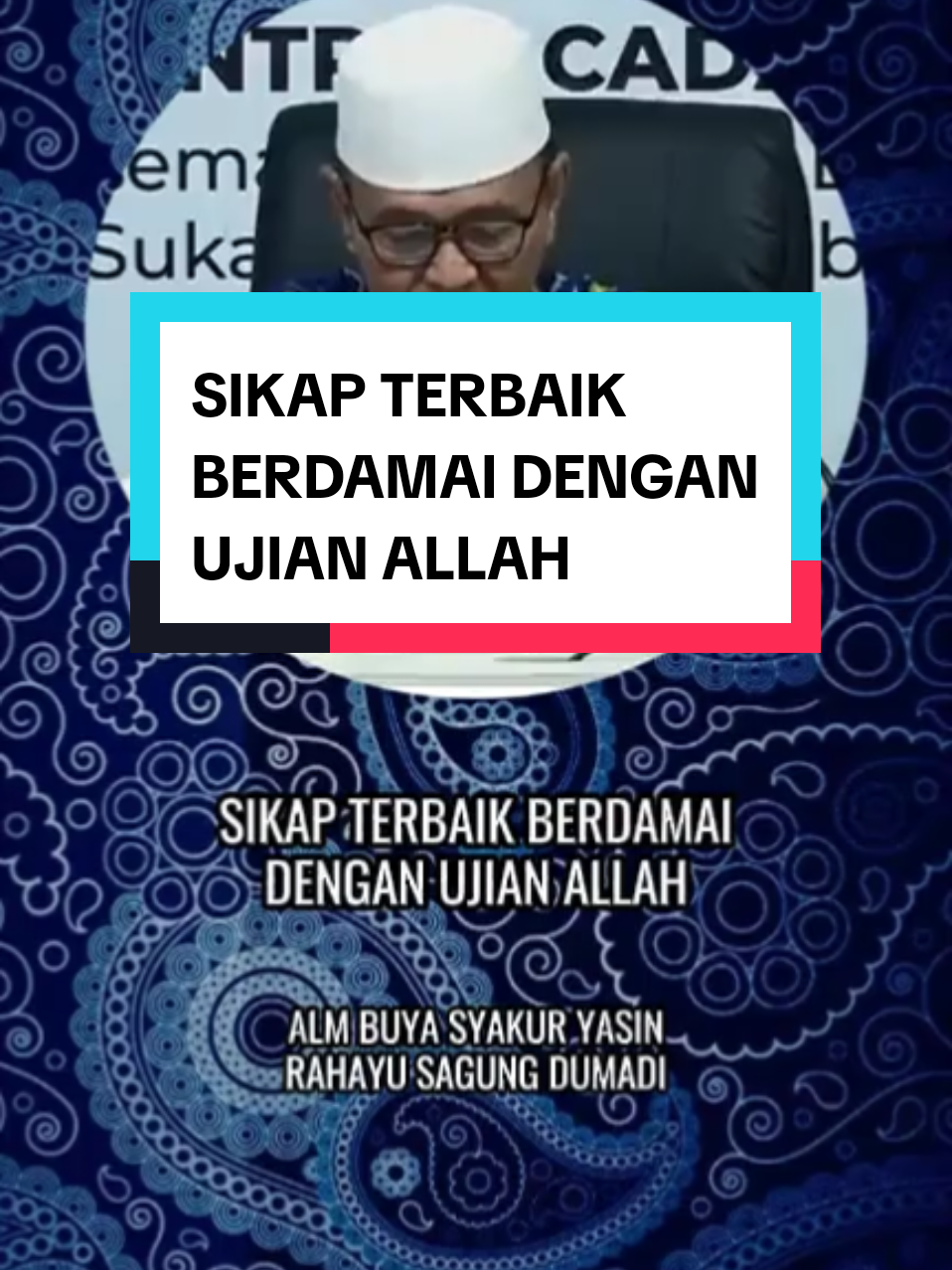 Sikap terbaik berdamai dengan ujian Allah #almbuyasyakuryasin #hakekatmakrifat #kajianspiritual #ilmutasawuf #ilmukesadaran 