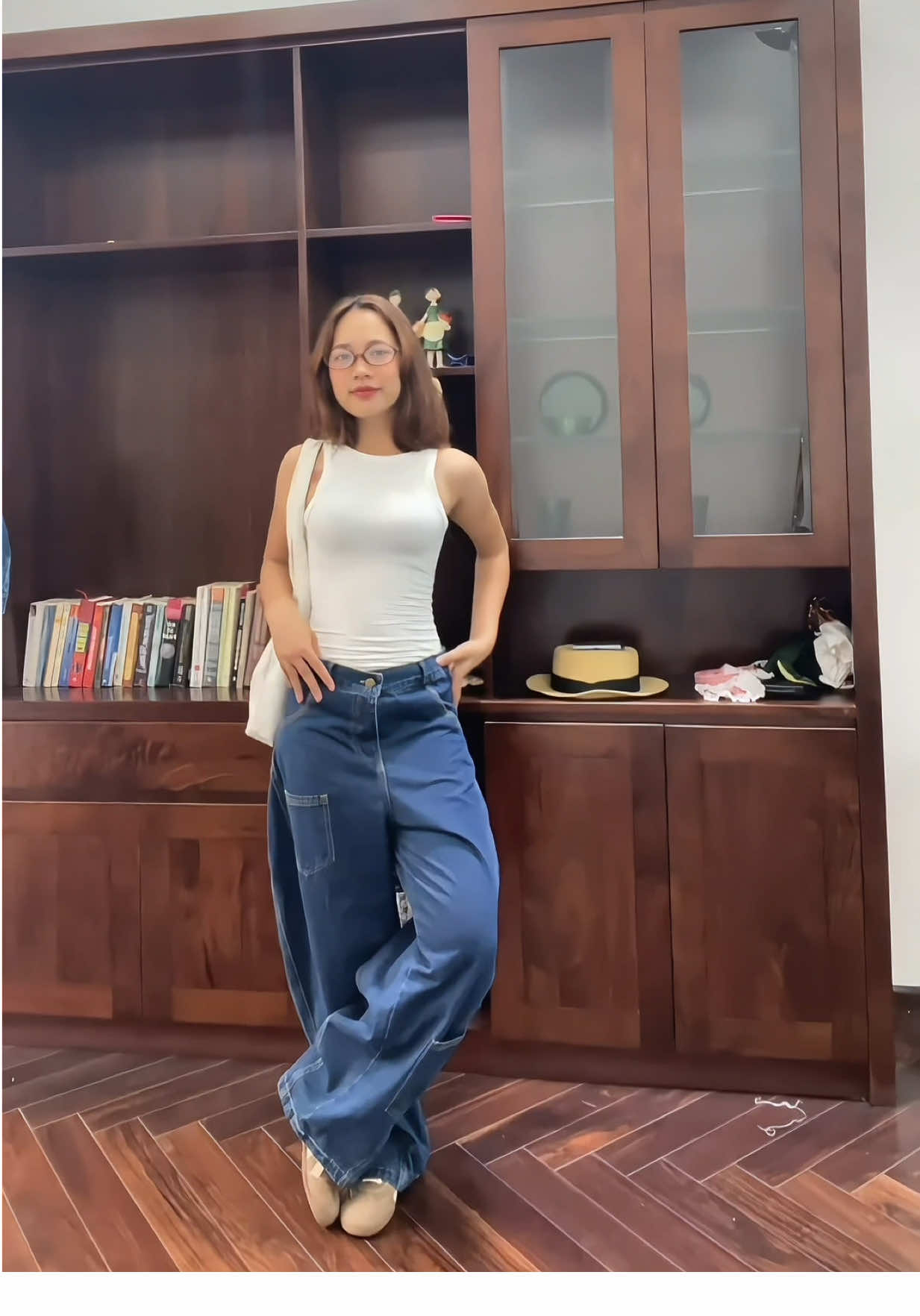 mã quần jean cạp trễ lên dáng đỉnh nha #quanjeanongrong #quanjeannu #kabicostore 