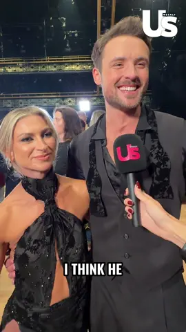 Dylan Efron reacts to receiving his highest score on #DWTS and what it meant to have judge Derek Hough call him the 