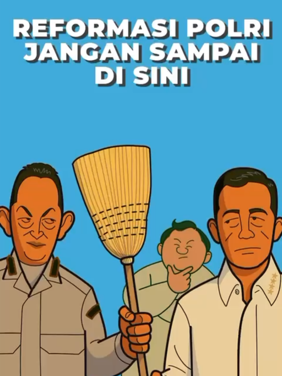 Apa Kata Tempo | Reformasi Polri Jangan Sampai Di Sini Presiden Prabowo Subianto berjanji mereformasi kepolisian sebagai respons tuntutan masyarakat dalam demonstrasi yang berujung rusuh. Muncul juga wacana mengganti Kapolri. Apa kata Tempo? Simak opini selengkapnya di spotify Apa Kata Tempo. #ApaKataTempo #MajalahTempo