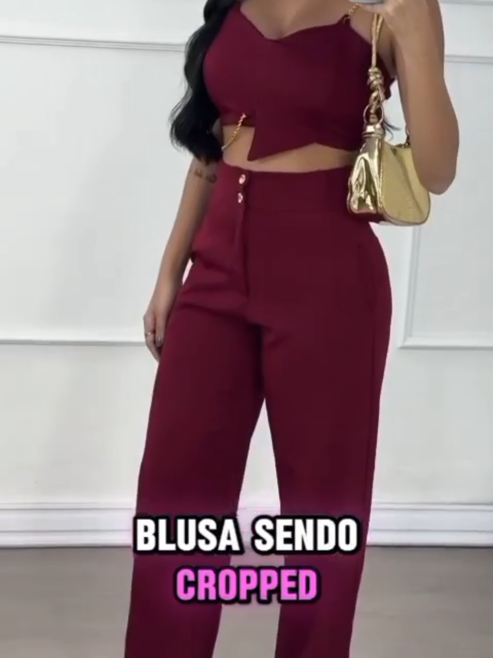 conjunto alfaiataria feminina corrente festa natal#conjunto #alfaiataria #shoppe 