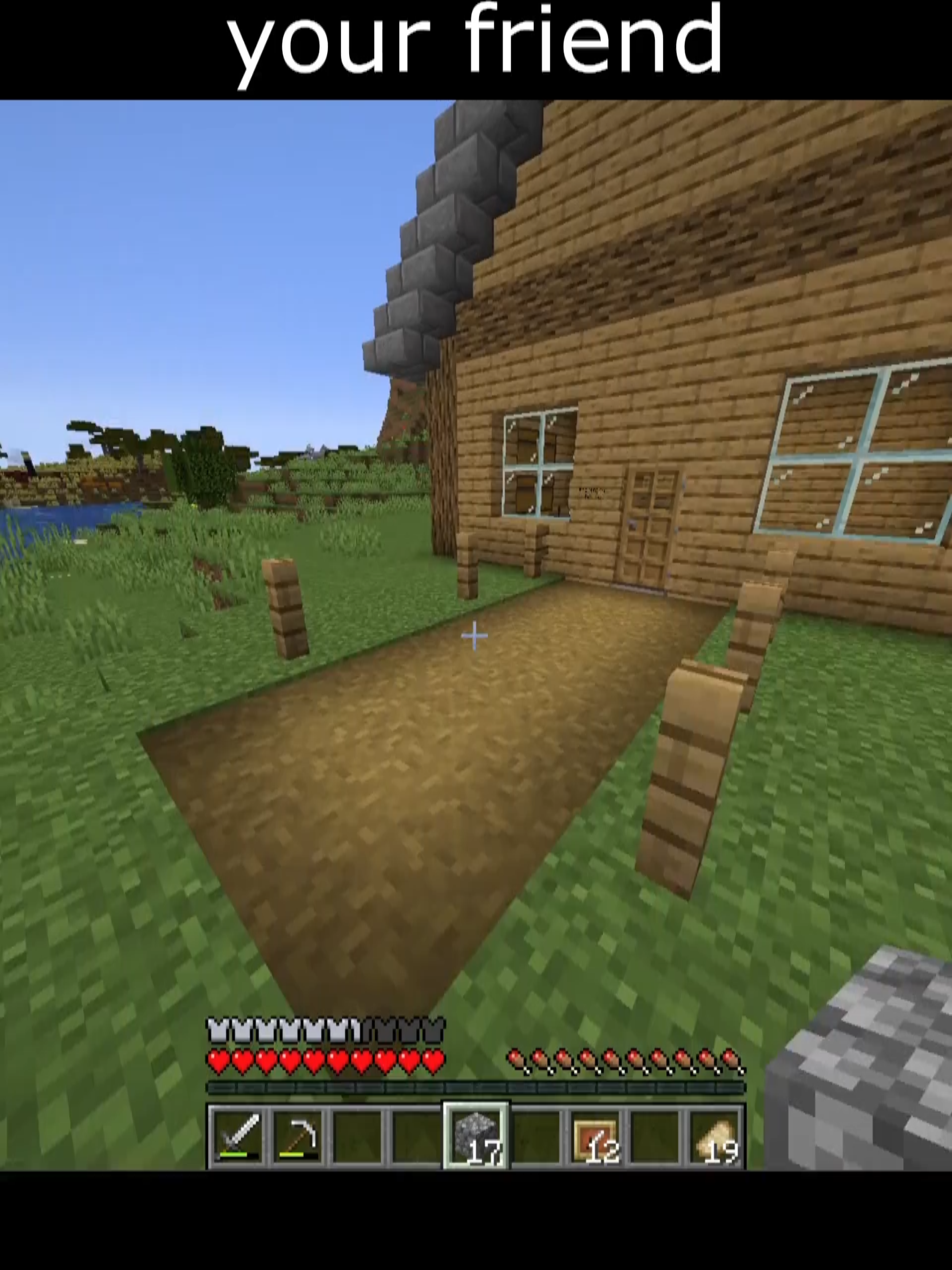 How to scare your friend #Minecraft #tiktokviral #foryou #viral #fyp #minecraftmeme #gaming #minecraftmemes #job#videoviral