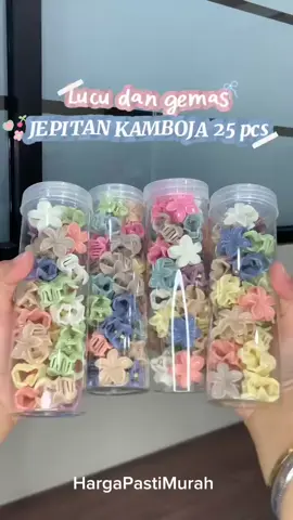 jepitan Kamboja mini #jepitan #jepitanrambut #jepitrambutkorea #fyp #fypage 