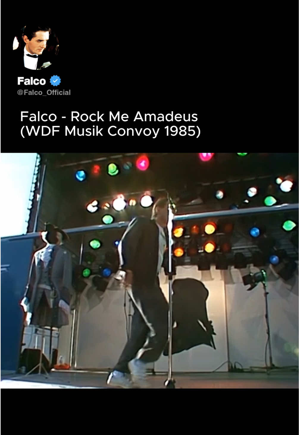 Musik Convoy war eine wöchentlich montags von Januar 1984 bis September 1985 ausgestrahlte Live-Musiksendung im Vorabend-Programm des Westdeutschen Fernsehen. 📺🤍 #falco #hanshölzel #80ermusik 