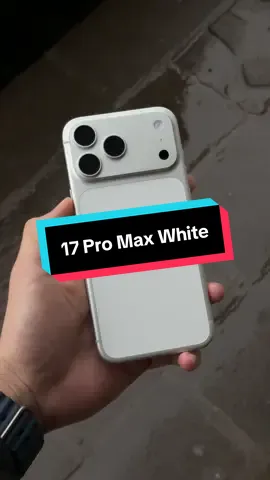 📸 iPhone 17 Pro Max White 🔥 #iphone17pro #iphone17promax #iphone17air #araucariapr #lapapr 