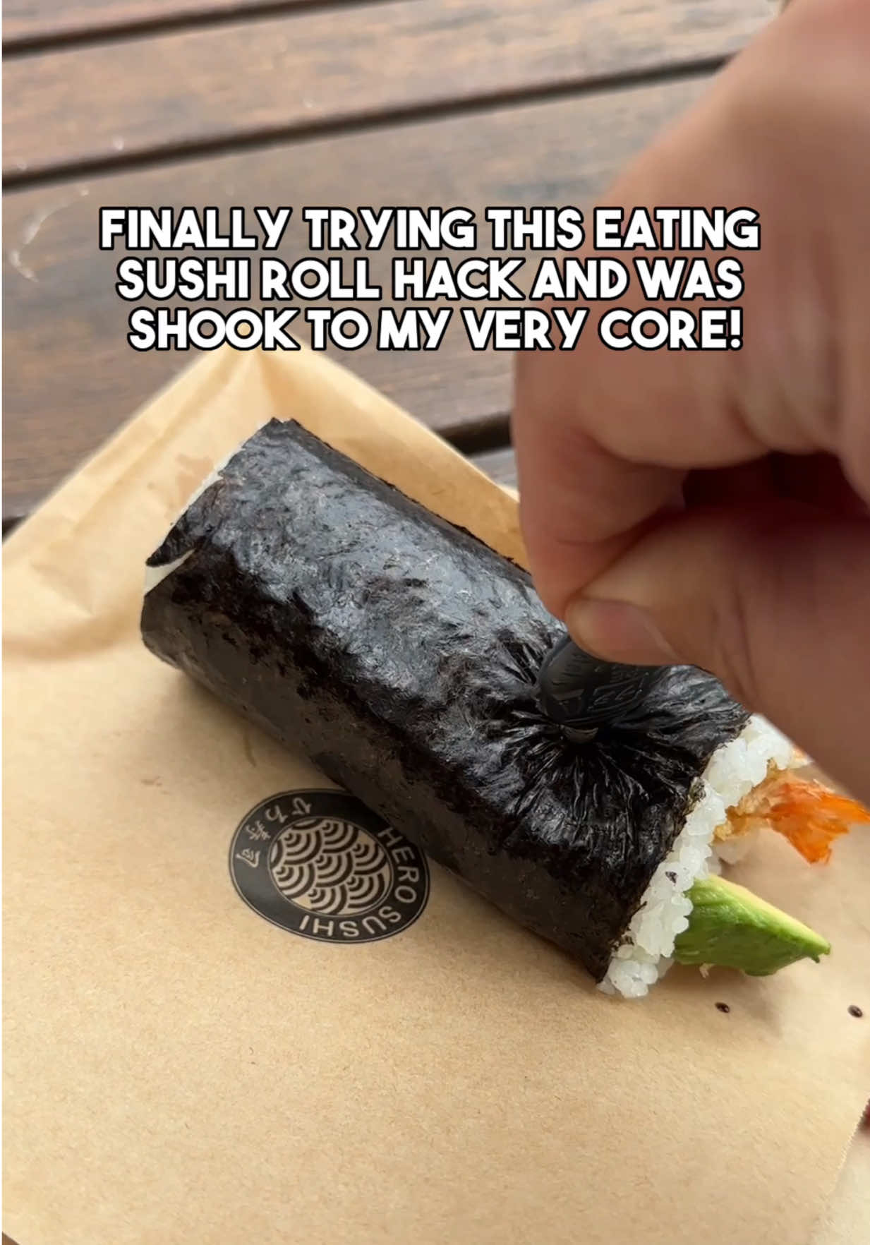 Check out this amazing #foodhacks using #sushi #sushiroll and the fish packet #soysauce !