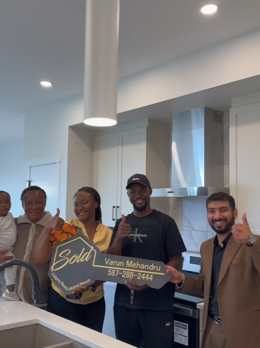 ✨🏡 Possession Day ✨💫 Today is one of those days that makes me love what I do even more! 🙏❤️✨ From the very first conversation, my clients were stepping into the unknown — brand new to Canada 🇨🇦✈️🌍, brand new to the real estate process 📑🔑, and buying their very first home 🏡🥳. What started as “we don’t know anything about homes here” 🤔➡️ slowly turned into “we know exactly what we want and what makes sense for our family” 👨‍👩‍👧‍👦💡🙌. It’s been such a rewarding journey 💫 watching them go from curious first-time buyers 🤓➡️ to confident homeowners 😎🔑. We sat down together 🪑☕ to map out their financial comfort zone 💵📊, explored different neighborhoods 🗺️🚗, and talked through every detail 📝🔍 — from mortgages 💳🏦 to inspections 🛠️✅ to long-term planning 📅💡. Every step was about making sure this wasn’t just a house 🏠, but their home ❤️🏡✨. Their family’s excitement today 🤩👨‍👩‍👧‍👦💖 says it all — the hard work 💪⏳, patience 🙏, and countless questions ❓➡️✅ all led to this special moment 🎉🥂. To my wonderful first-time buyers 👫: congratulations 🎊🎉 on your very first home in Canada 🇨🇦🏡🥳! May this be the place where your family builds endless memories 📸✨, laughter 😂❤️, and milestones 🎂🎈💫. 🏡🔑🥂 Welcome Home! 🥳🎉❤️ #AlbertaRealEstate #HomeForSale #YYCNewListing #YYCLife #yyc #dealoftheday #homeliving #KeysToSuccess #YYCLife #realtorlife #realestateinvesting #RealEstateYYC #RealtorTips #calgarysouthwest #CalgaryHomes #hot #viralreels #viralreels #PossessionDay #possiblebeginshere @Amara & Khene 