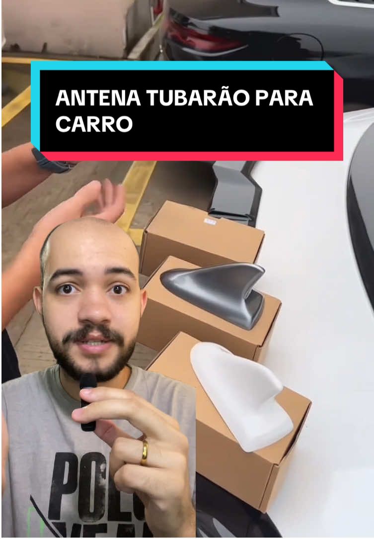 Antena Tubarão Esportiva: Mais Estilo, Melhor Sinal E Instalação Super Fácil. #carro #antena #antenaautomotiva #estilo #tuning 