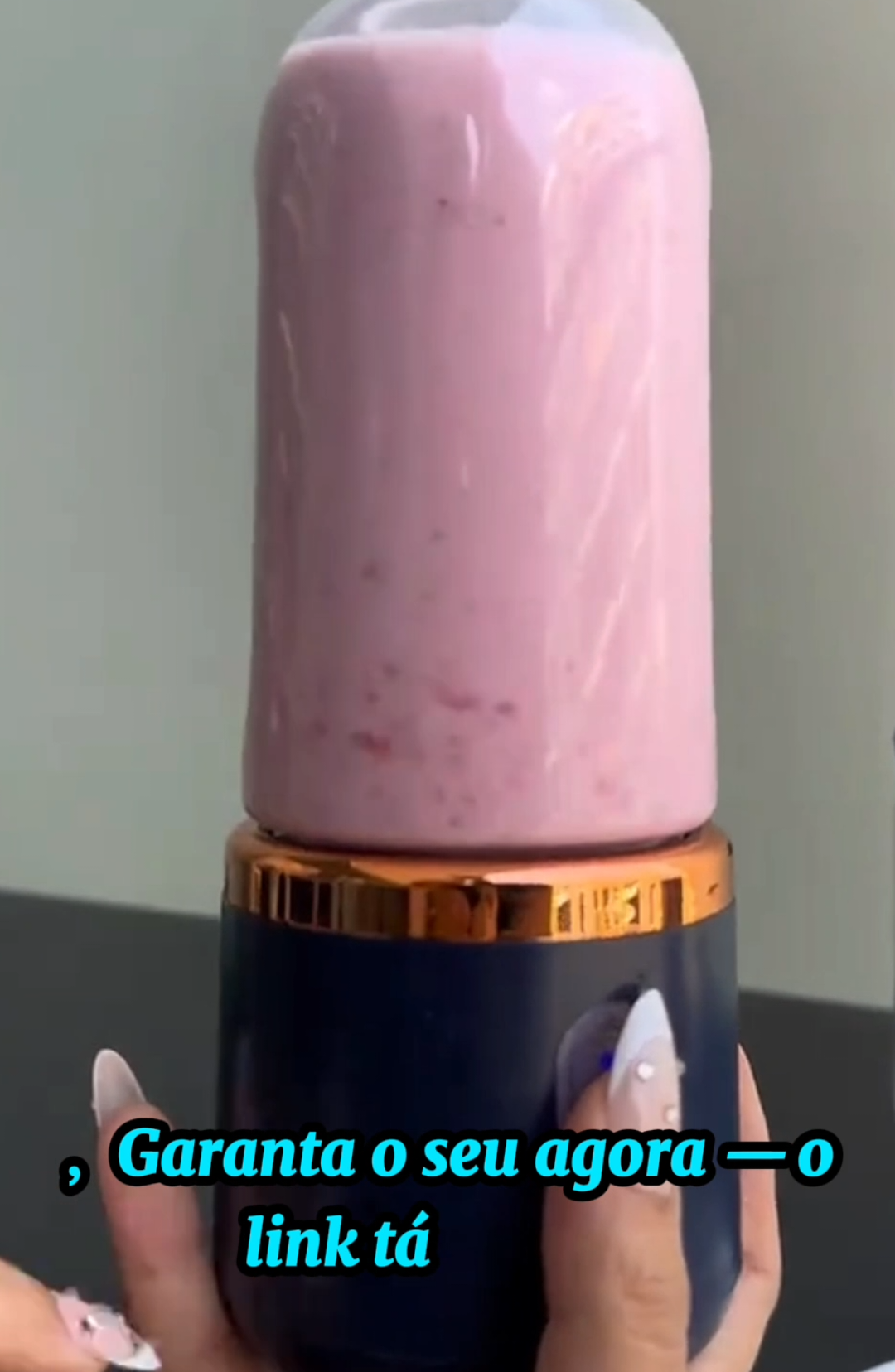 400ML 6 Lâminas Espremedor Elétrico Mini Liquidificador Portátil De Suco De Alimentos Misturador Leite #miniliquidificador#pravoce#facilidadenodiaadia 