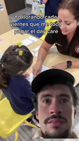 Parece chiste pero es anécdota! Trabajo para pagar el day care. La gente te va a criticar pero esta niña es feliz en su escuela. #daycare #toddler #badbunny #badbunnycrying 