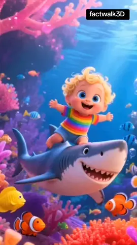 baby shark kids cartoon #kidstiktok #babyshark #cartoonkids #babycutevideos #babysoftiktok 