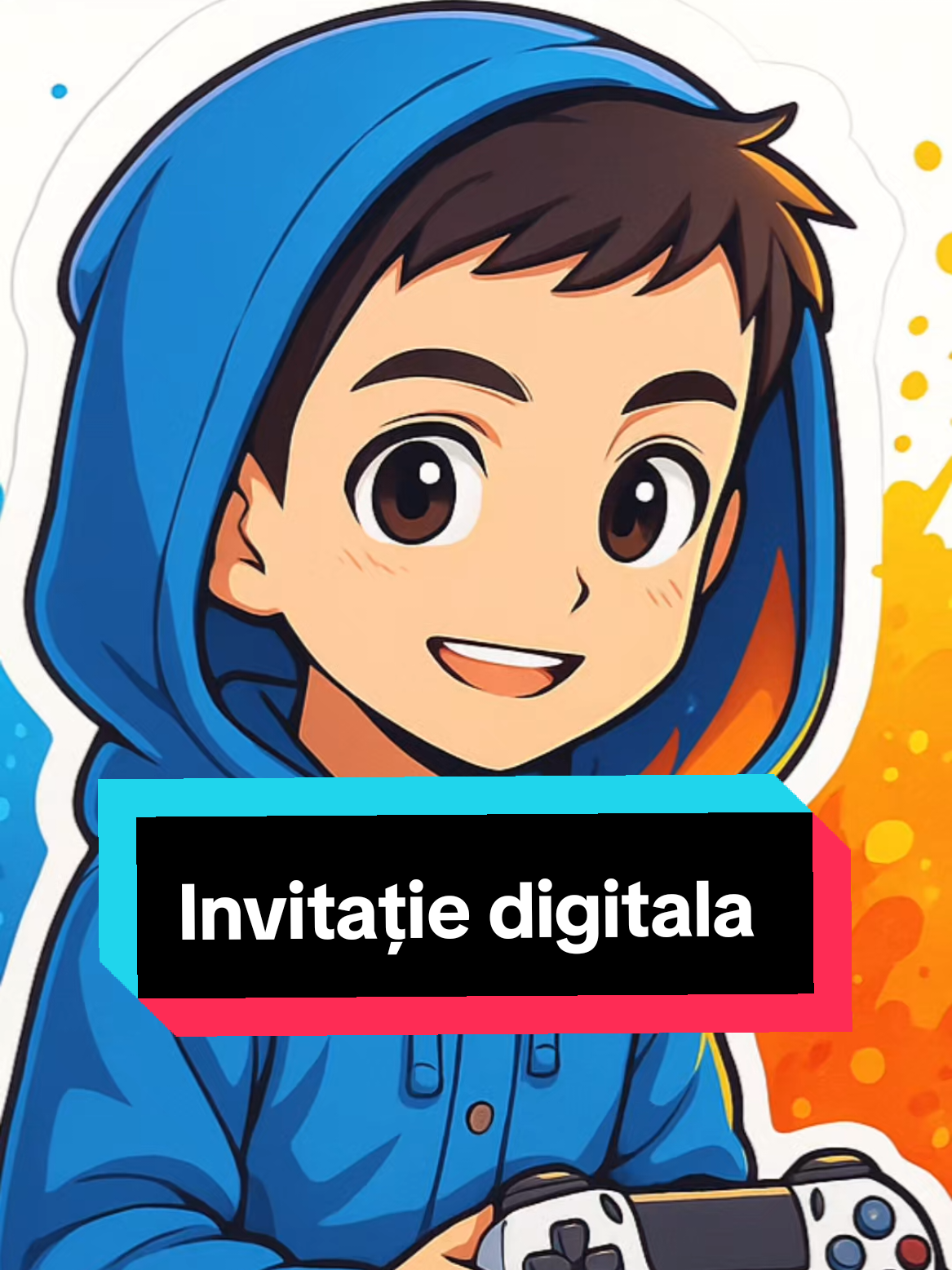 Invitațiile nu mai sunt doar simple poze! Uite cum arată o invitație digitală pentru copii 👉 imagine + animație cu muzică 💃🕺 Le trimiți pe WhatsApp în 2 secunde și toți invitații zic WOW! 🤩 💌 Eu le fac personalizate, pe orice temă vrei – de la Stitch, la unicorni sau supereroi. 🎬 Pachet complet (poză + animație cu fundal muzical)    #InvitatieDigitala #PartyTime #PetrecereCopii #MamicăCreativă #HandmadeMagic  