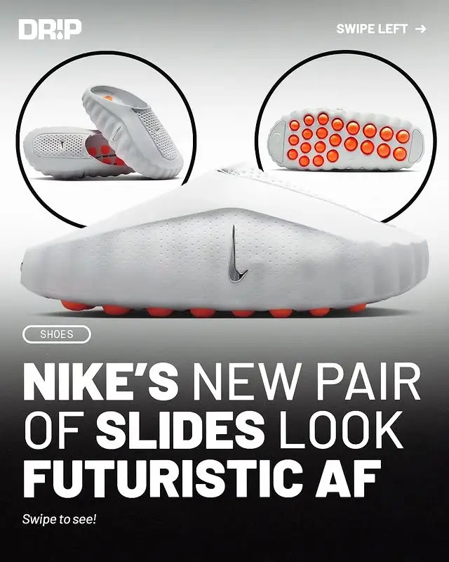 Nike debuts the Mind 001, a new recovery slide ‼️ It launches in 'Light Smoke Grey' with a perforated, breathable upper that flows into a unified midsole/outsole design. #nike #sneakernews #sneakerhead #hypebeast #sneakers #streetwear #StreetStyle 