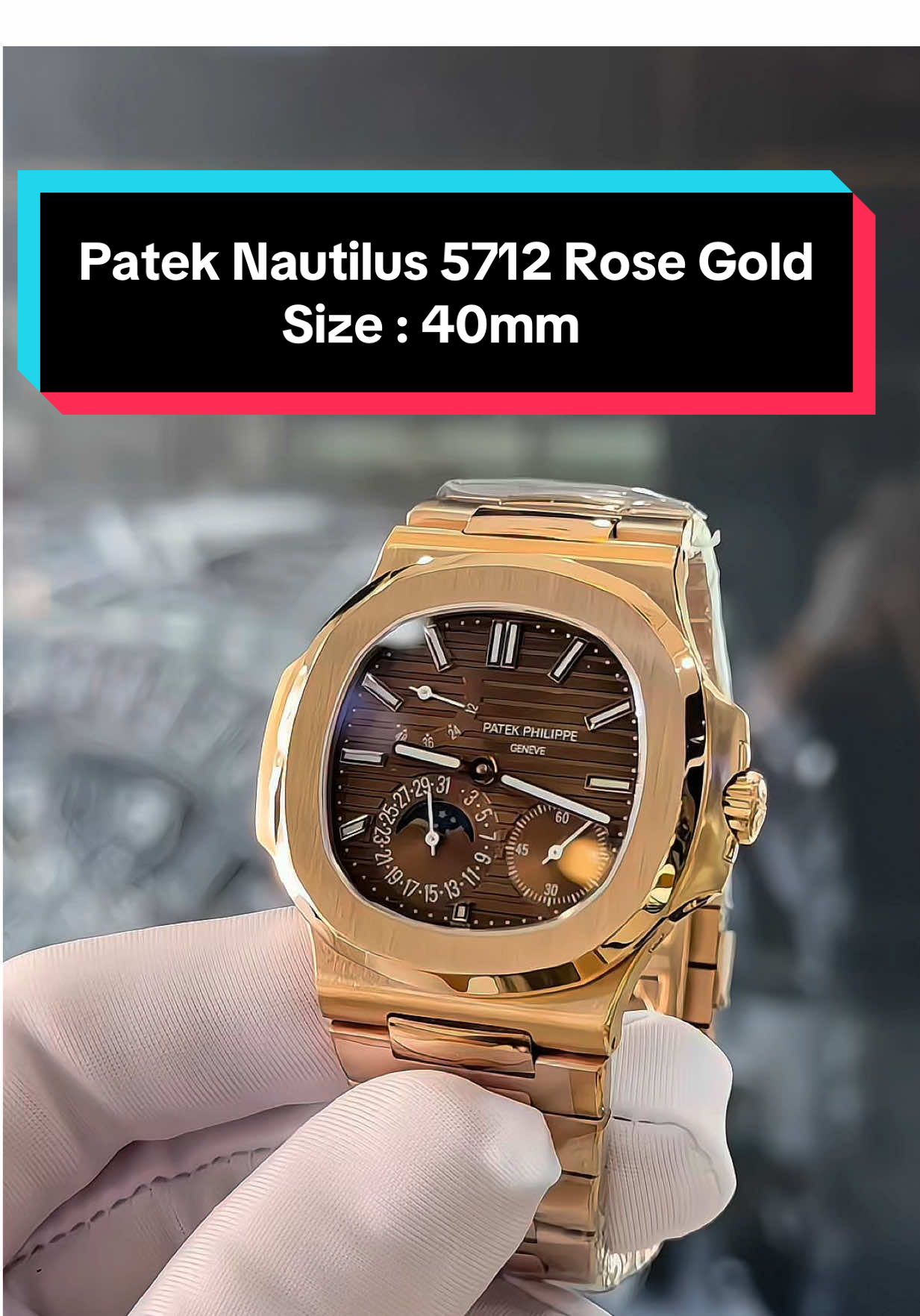 Còn sẵn 1C 5712 Vàng Hồng Khách Boom Em Pass Nhanh Giá Cực Tốt 🔥 Size : 40mm #xuhuong #37watchluxury #thinhhanh #viral #xh 
