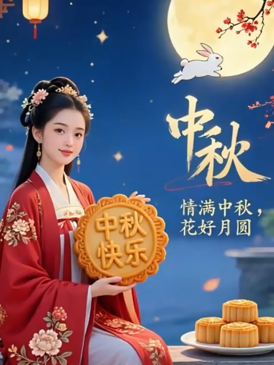 #中秋节快乐 #AI #midautumnfestival #templatecapcut #fyppppppppppppppppppppppp 