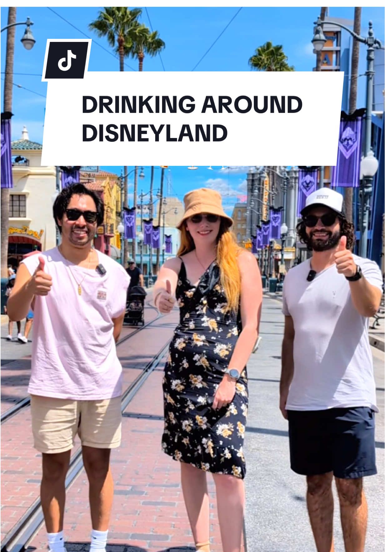 CHEERS! 🍹🍻 We’re drinking around Disneyland with my pals @Ryan Bergara & Byron Marin from @For Your Amusement 🏰 The big question: did we actually make it through?? 👀 Head to the link in our bio to catch our NEW YouTube video and see if we survived this messy adventure 😂 #disneyland #californiaadventure #disneydrinks #disneytrip #disneyadults 