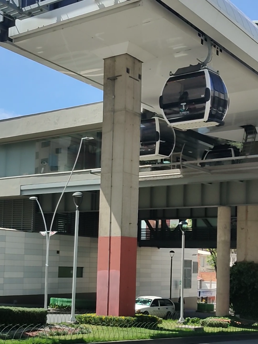 Teleférico Linea Blanca y Av. busch  #teleferico #lapaz_bolivia🇧🇴 
