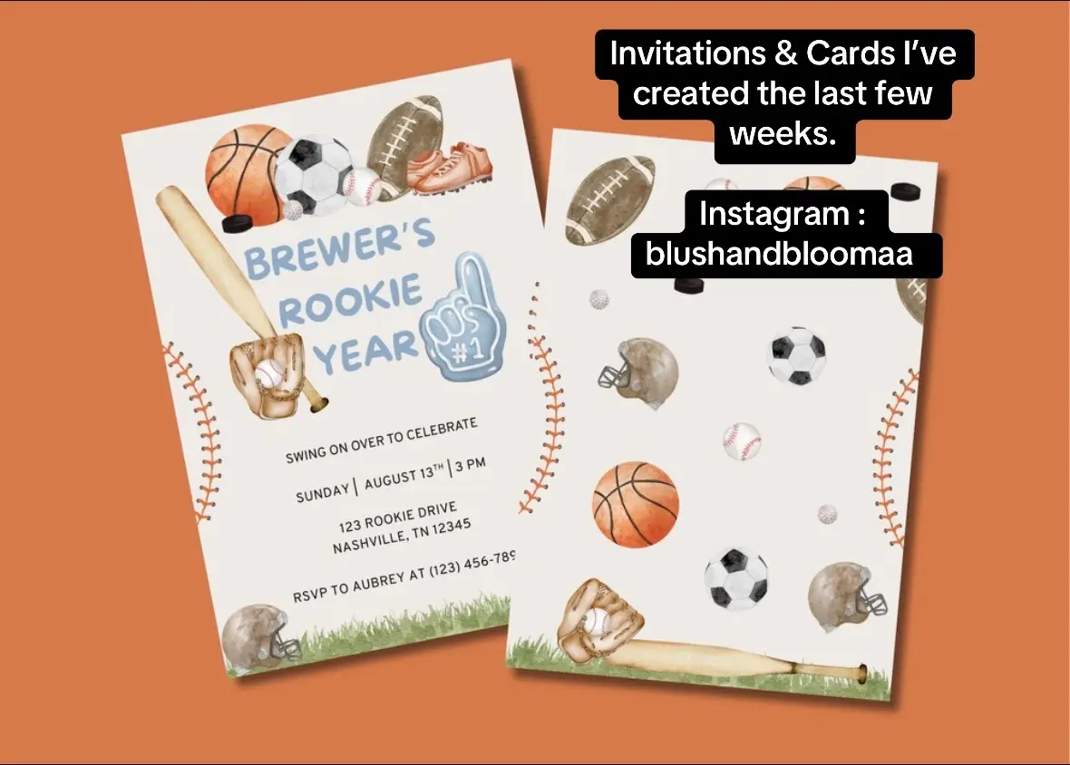 I’d love to make any of you a custom invitation or foldable card for any and all occasions! Please message me. 🌸💌 #sahm #hobby #SmallBusiness #supportsmallbusiness #digitalart 