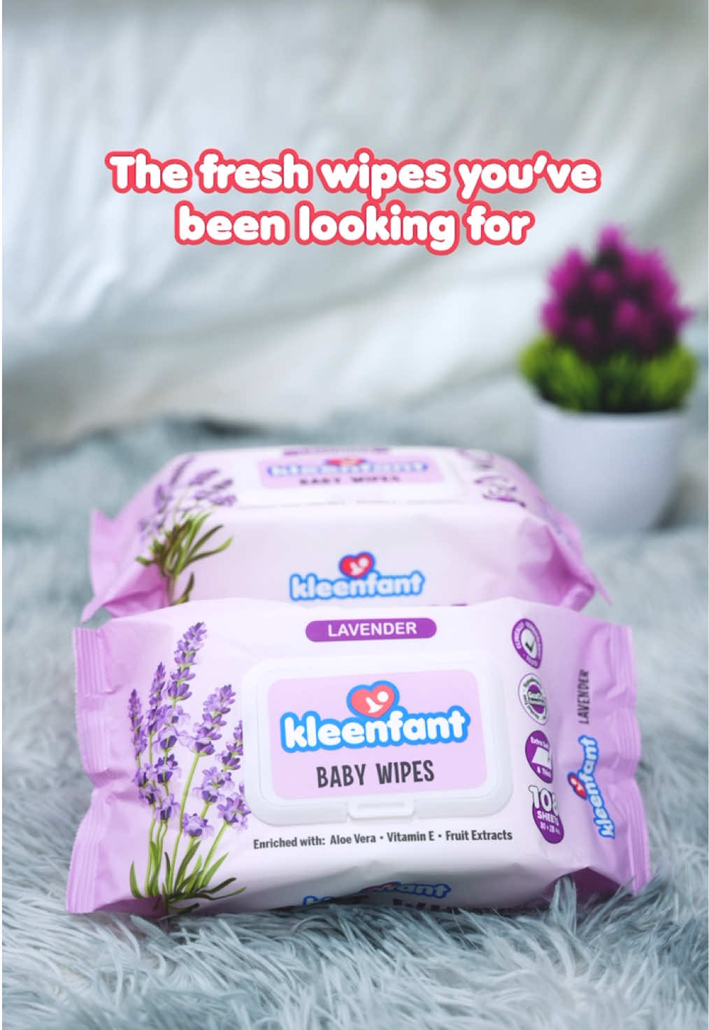Looking for the perfect wipes? Your wish has just come true! 😉 Experience the soothing lavender freshness with Kleenfant Baby Wipes. 🪻 💜 Gentle on skin, refreshing with every wipe. Ready to make the switch? Shop now and feel the Kleenfant difference! 🤩🛒 #KleenfantForEveryBaby #Kleenfant #SwitchToKleenfantNa #AlagangKleenfant #fyp 