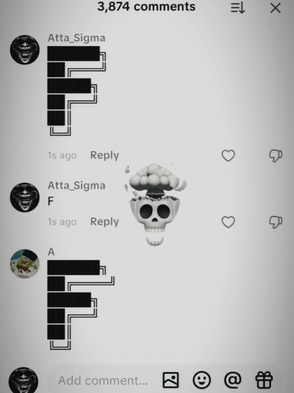 F Comment Tutorial ☠️ #trollface #edit #tiktok #viral #fyp 
