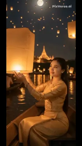 #aiနဲ့သီတင်းကျွတ်မီးပုံးလွတ်မယ် #