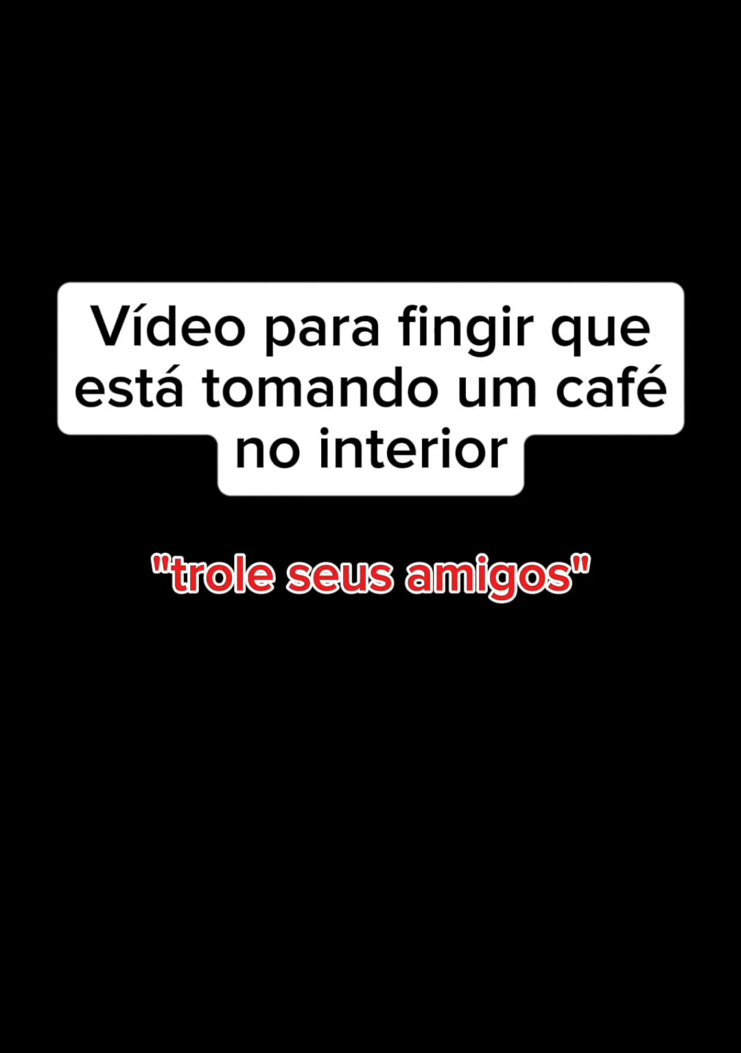 vídeo para fingir que está tomando café no interior #parafingir #videosparafingir #tomandocafe #cafe #nointerior 