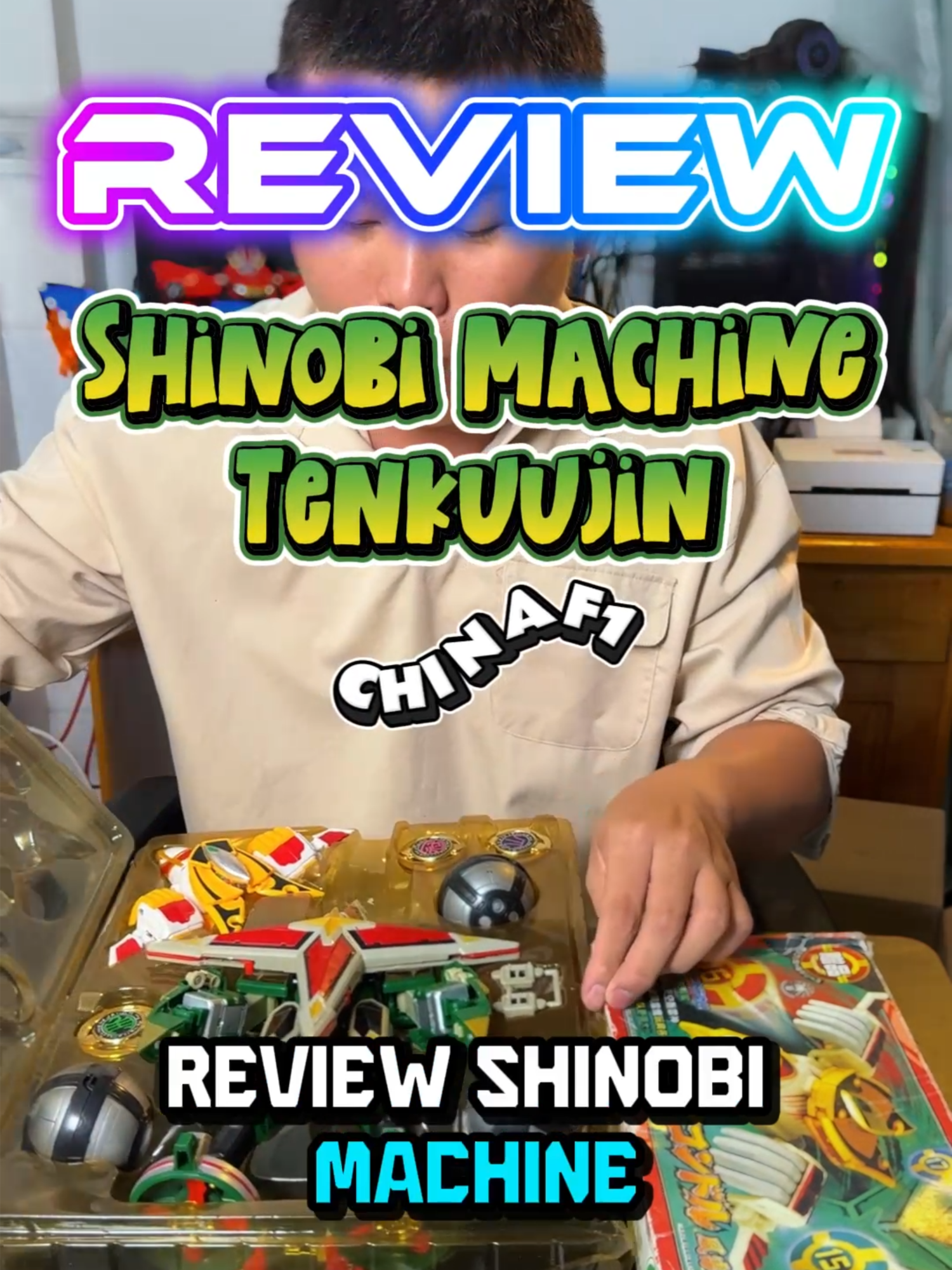 REVIEW Shinobi Machine Tenkuujin  CHINA F1 #tuantoys #xuhuong #reviewdochoi #toys #dochoi