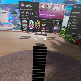 Ummmm I think it wants me to play the new ac update 😭✌️ #Funny #Glitch #Metaquest #VR 