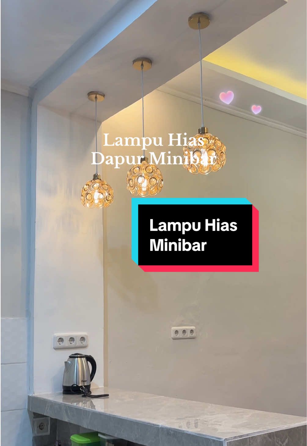 Lampu hias Kristal mini bar Estetik Cantik terkesan mewah harga murah terjangkau 😍✨🫶🏻 #lampu #lampuhias #lampugantung #lampukristal #lampuminibar 