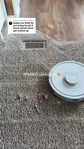 Replying to @Jennifer no tangles, no getting stuck, is my Shark Robot Vacuum actually doing its job? 😎 @Shark Home #sharkvacuums #robotvacuum #robotvacuumcleaner #tiktokshopfalldealsforyou #tiktokshopcreatorpicks 
