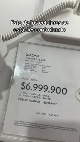 Y estos precios? 🥶 #celulares #iphone #iphone17 #samsung #xiaomi 