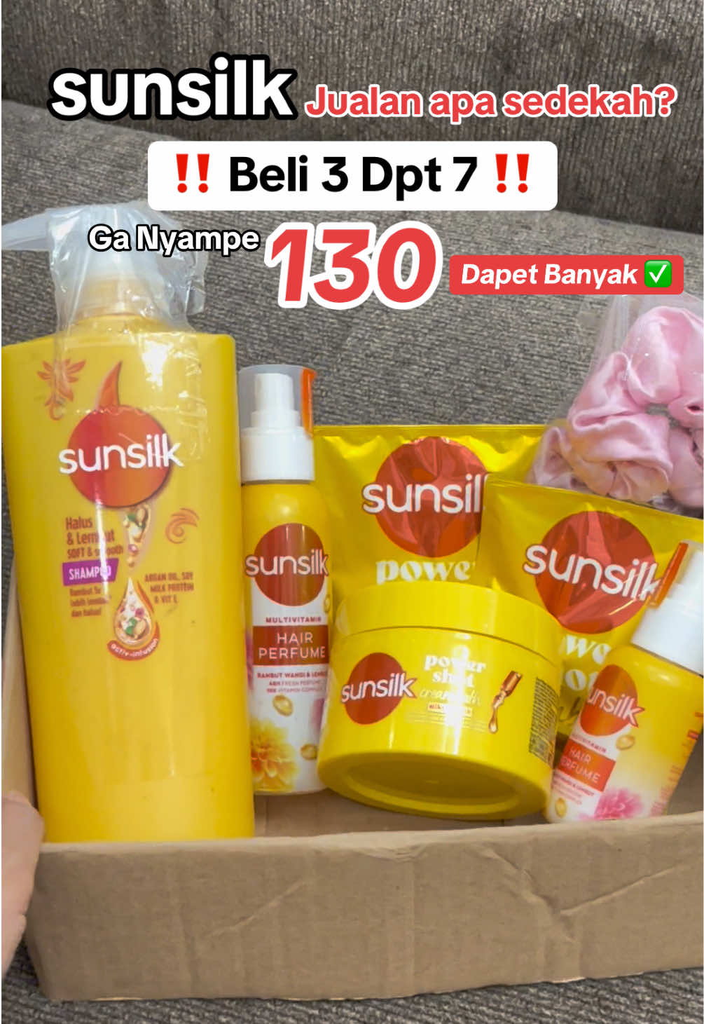 PROMO KILAT 3 ORG TERCEPAT ‼️‼️‼️ #sunsilk #sunsilkshampoo #perawatanrambut #rekomendasishampoo #fyp 
