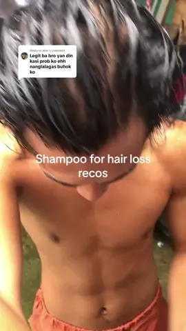 Replying to @aljie. Buti nalang talaga nag risk ako mag try sa shampoo nato #fyp #hairloss #HairGrowth #shampooforhairloss #HosokuShampoo 