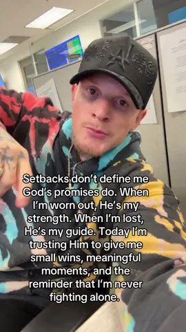 Setbacks don’t define me God’s promises do. When I’m worn out, He’s my strength. When I’m lost, He’s my guide. Today I’m trusting Him to give me small wins, meaningful moments, and the reminder that I’m never fighting alone. 