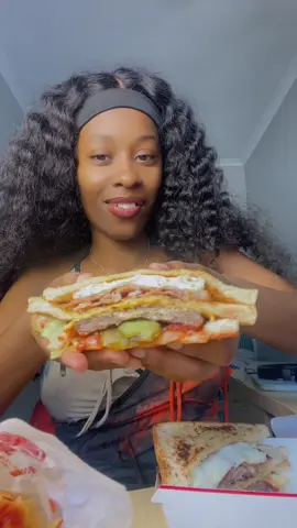 Toasted Dagwood with chips (R137.90) from Wimpy #fyp #mukbang #mukbangeatingshow #foodtiktok #eating 