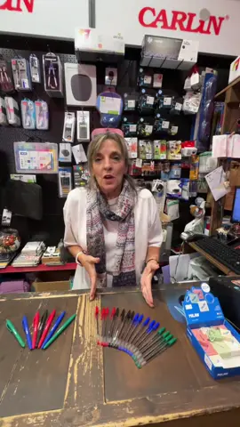 5€ en bolis😁#papeleria #vueltaalcole 