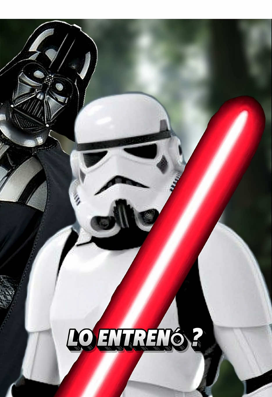 El Stormtrooper que usó un sable de luz . . . #darthvader #stormtrooper #starwarsfan #starwars #factosstarwars 