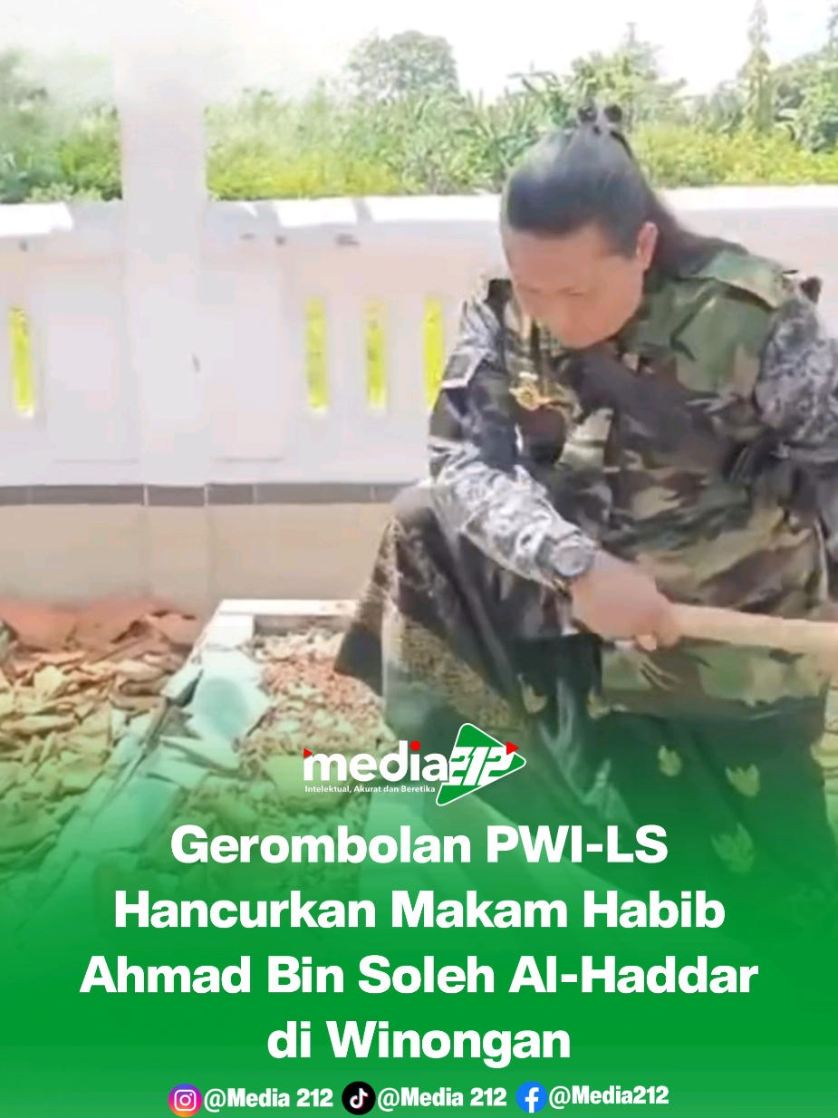 Aksi biadab terjadi di Winongan, Pasuruan. Makam Habib Ahmad Bin Soleh Al-Haddar — kakek dari Ibunda Habib Umar — dirusak oleh sekelompok orang yang disebut sebagai gerombolan PWI-LS. Peristiwa ini memicu kecaman luas dari masyarakat dan tokoh agama. Mereka menilai tindakan tersebut tidak hanya mencederai nilai kemanusiaan, tetapi juga merupakan bentuk pelecehan terhadap ulama dan leluhur yang dihormati. Saat ini, masyarakat mendesak aparat agar segera menindak tegas para pelaku dan mengusut tuntas kasus perusakan makam ini.