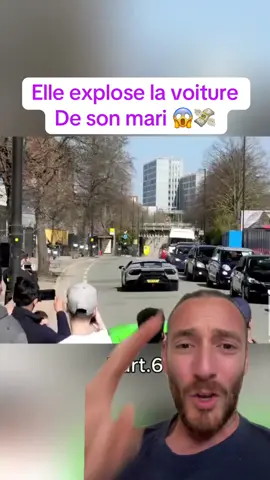 Elle explose la voiture de son mari #voiture #monaco 