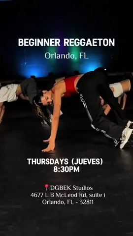 Thursdays are my favorite day of the week! You don’t need any experience to take this class! Grab a friend & let’s have some fun 🥵🔥 #reggaetonclass #danceclass #beginnerdanceclass #orlandodancestudio #orlandodanceclass 
