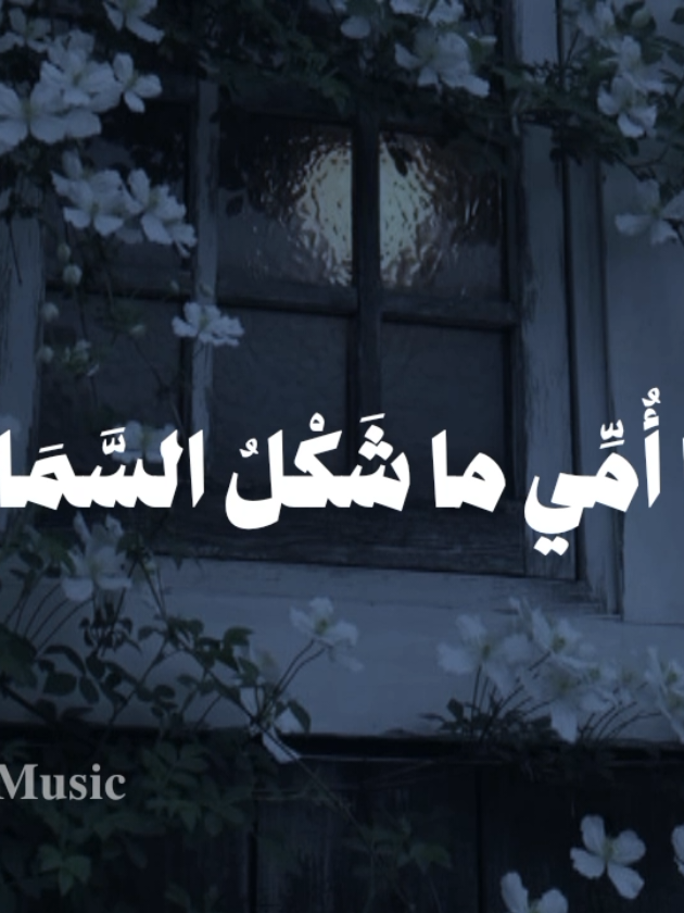 بدون موسيقى🤎 #يا_امي_ما_شكل_السماء #fypシ  #اناشيد #بدون_موسيقي #no_music 