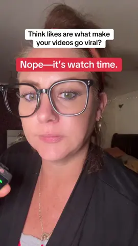 Think likes are what make your videos go viral?  Nope—it’s watch time. If people don’t watch your video all the way through, TikTok buries it.  Here’s how to beat the algorithm in 2025. #TikTokGrowth #TikTokTips #WatchTime #Over40Creators #contentstrategy 