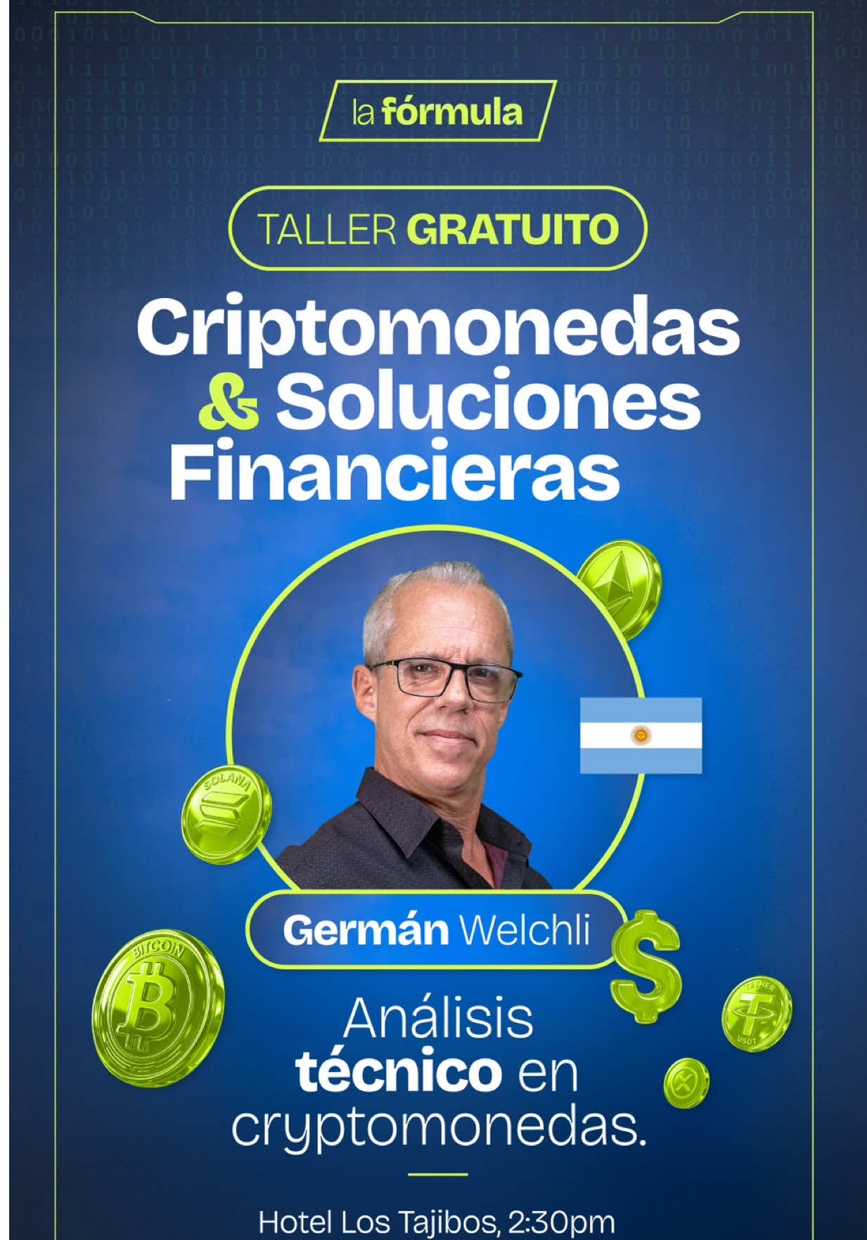 📊 CONFIRMADO • GERMAN WELCHLI DESDE 🇦🇷 PARA NUESTRO TALLER GRATUITO EN CRIPTOMONEDAS E INVERSIONES 🚀🚀🚀 @Tendencia Crypto 👏🏻