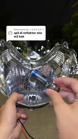 Membalas @ＪＡＮＵＡＲ 々 lampu h6 ibright at30 pnp mio m3 #ledlights #lampuled #miom3 