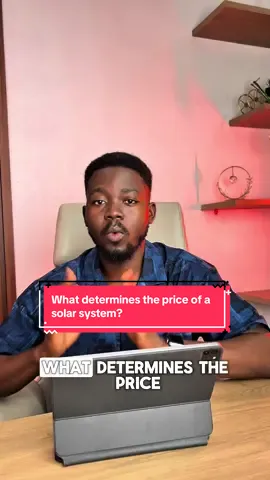 What determines the price of a solar system is your energy demand — the higher your consumption, the bigger the system required. #247powersupplygang