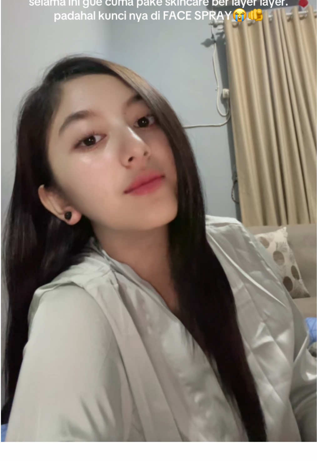 secakepp itu plis gong bgtt😻🫰🏻 #glowingtiapmenit #thisisyour #glowingeveryday #facespray 